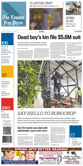 Cover of The London Free Press