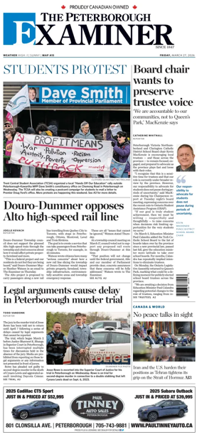 Cover of The Peterborough Examiner