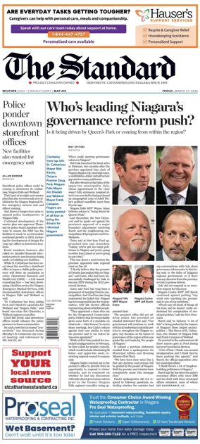 Cover of The Standard (St. Catharines)