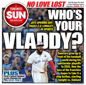 Cover of Toronto Sun