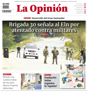 Cover of La Opinion