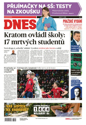 Cover of Dnes Prague Edition