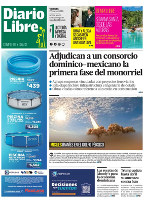 Cover of Diario Libre (Republica Dominicana)