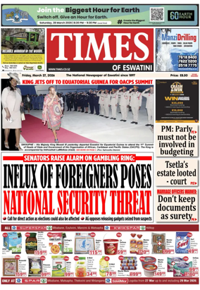 Cover of Times of Eswatini