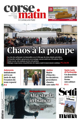 Cover of Corse Matin