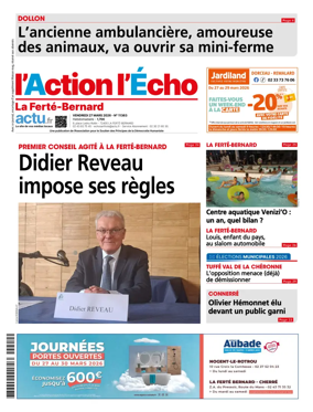 Cover of l'Action l'Echo (La Ferte-Bernard)