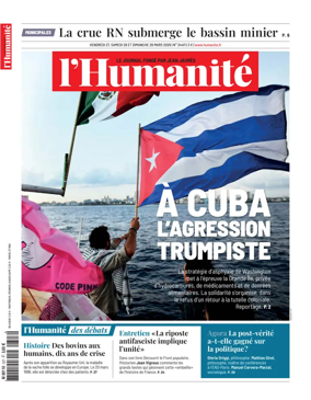 Cover of L'HUMANITE