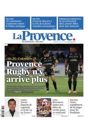 Cover of La Provence Aix-en-Provence / Pays d'Aix