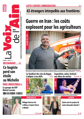 Cover of La Voix de l’Ain Amberieu en Bugey - Meximieux