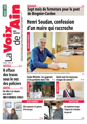 Cover of La Voix de l’Ain Belley