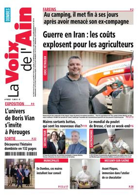 Cover of La Voix de l’Ain Dombes