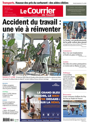 Cover of Le Courrier de l’Ouest (Cholet)