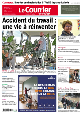 Cover of Le Courrier de l’Ouest (Nord Anjou)