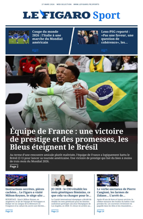 Cover of Le Figaro Sport