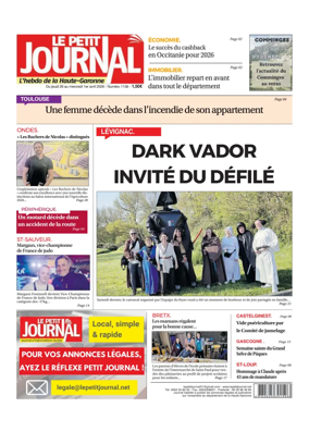 Cover of Le Petit Journal - L'hebdo du Pays Toulousain