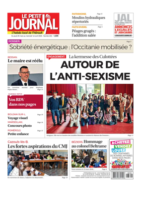 Cover of Le Petit Journal - L'hebdo local de l'Herault