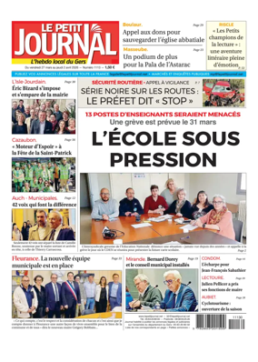 Cover of Le Petit Journal - L'hebdo local du Gers