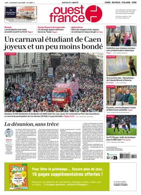 Cover of Ouest France (Caen - Bayeux - Falaise - Vire)