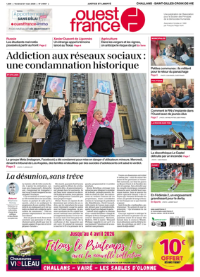 Cover of Ouest France (Challans / Saint-Gilles-Croix-de-Vie)
