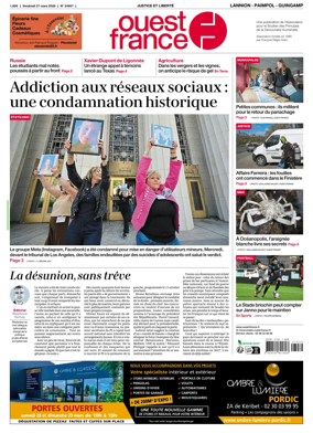 Cover of Ouest-France (Lannion / Paimpol / Guingamp)