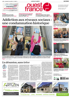 Cover of Ouest France (Mayenne)