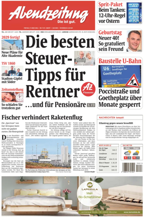 Cover of Abendzeitung Munchen