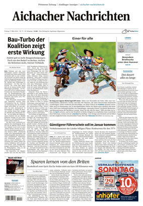Cover of Aichacher Nachrichten