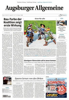 Cover of Augsburger Allgemeine (Land West)