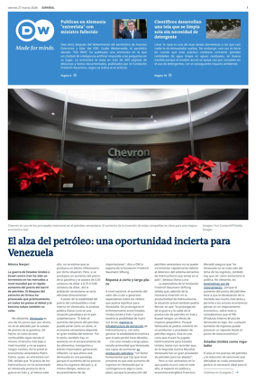 Cover of Deutsche Welle (Spanish edition)