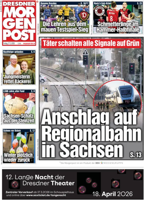 Cover of Dresdner Morgenpost