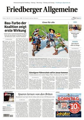 Cover of Friedberger Allgemeine