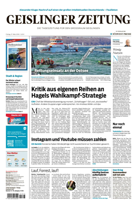 Cover of Geislinger Zeitung