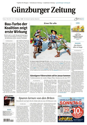 Cover of Guenzburger Zeitung