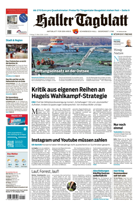 Cover of Haller Tagblatt
