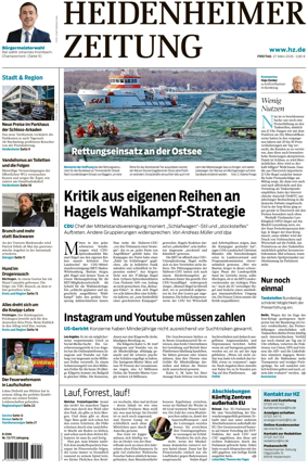 Cover of Heidenheimer Zeitung