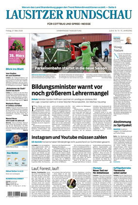 Cover of Lausitzer Rundschau