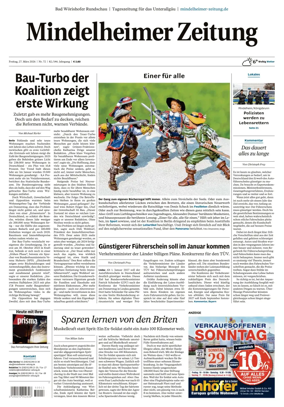 Cover of Mindelheimer Zeitung