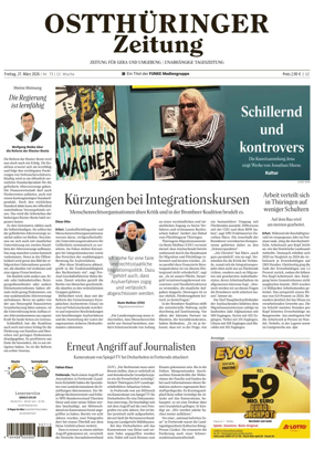 Cover of Ostthuringer Zeitung (Gera)