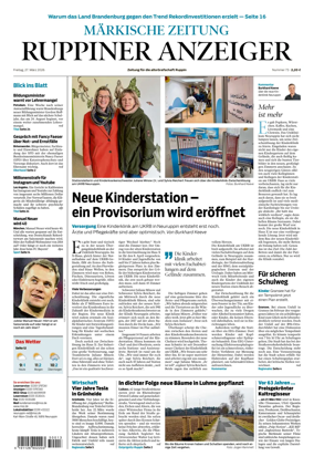 Cover of Ruppiner Anzeiger
