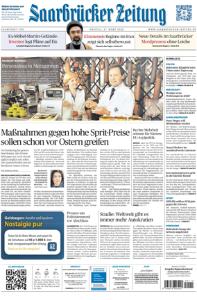 Cover of Saarbruecker Zeitung