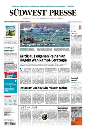 Cover of Sudwest Presse