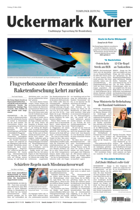 Cover of Templiner Zeitung