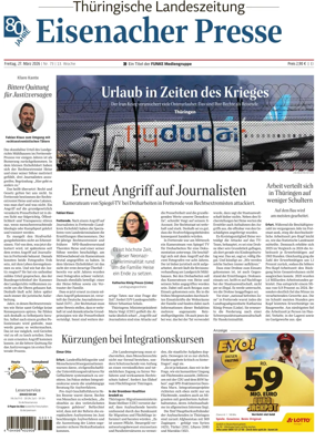 Cover of Thuringische Landeszeitung (Eisenach)