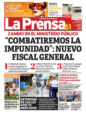 Cover of Diario La Prensa