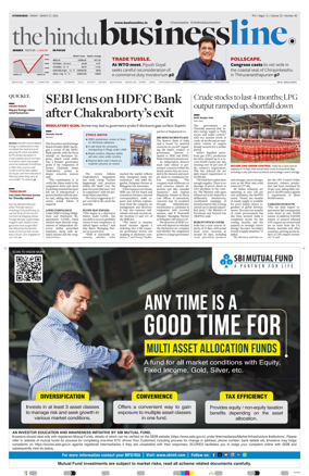 Cover of BusinessLine (Hyderabad)