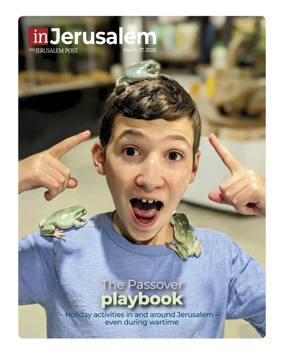 Cover of The Jerusalem Post In Jerusalem