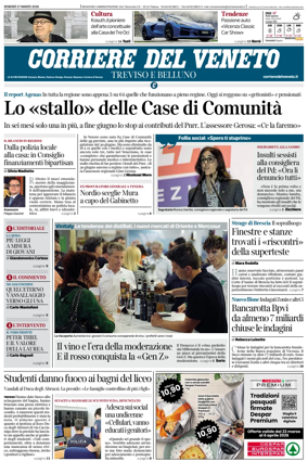 Cover of Corriere del Veneto (Treviso e Belluno)