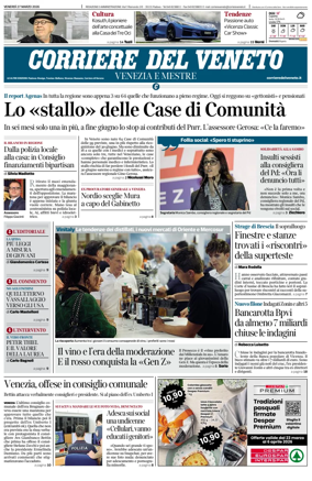 Cover of Corriere del Veneto (Venezia e Mestre)