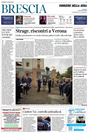 Cover of Corriere della Sera (Brescia)