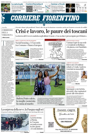 Cover of Corriere Fiorentino